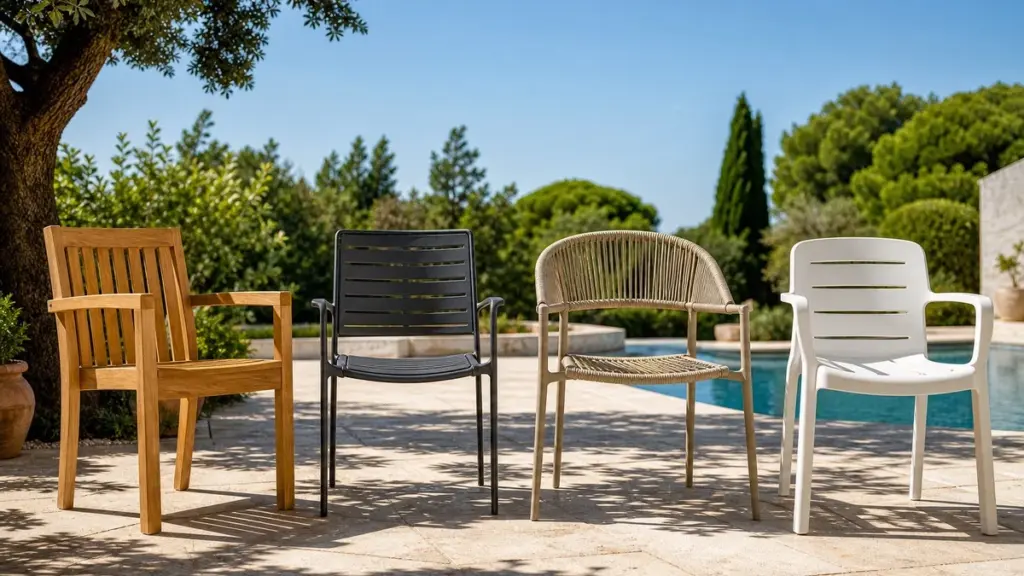 Teak, alu, rope of kunststof: wat houdt 32 graden uit?